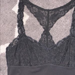 American eagle tank top with lace top.